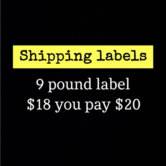 Shipping label 9lb - Picture 1 of 1